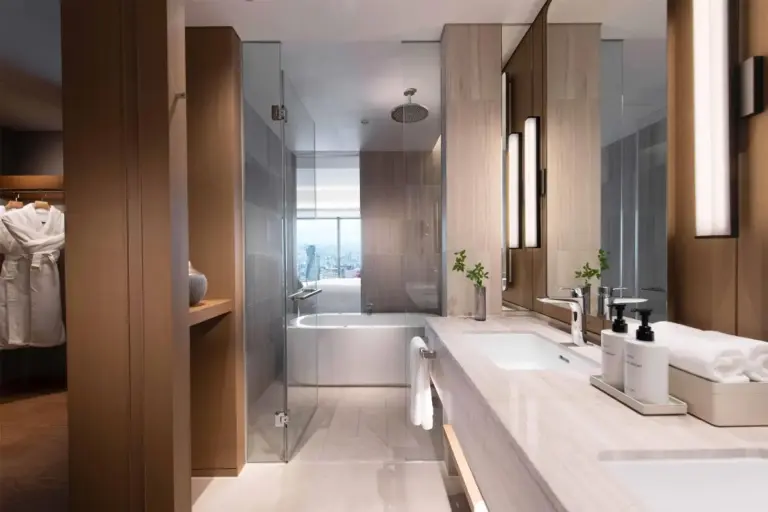 Stylish bathroom at Conrad Nagoya