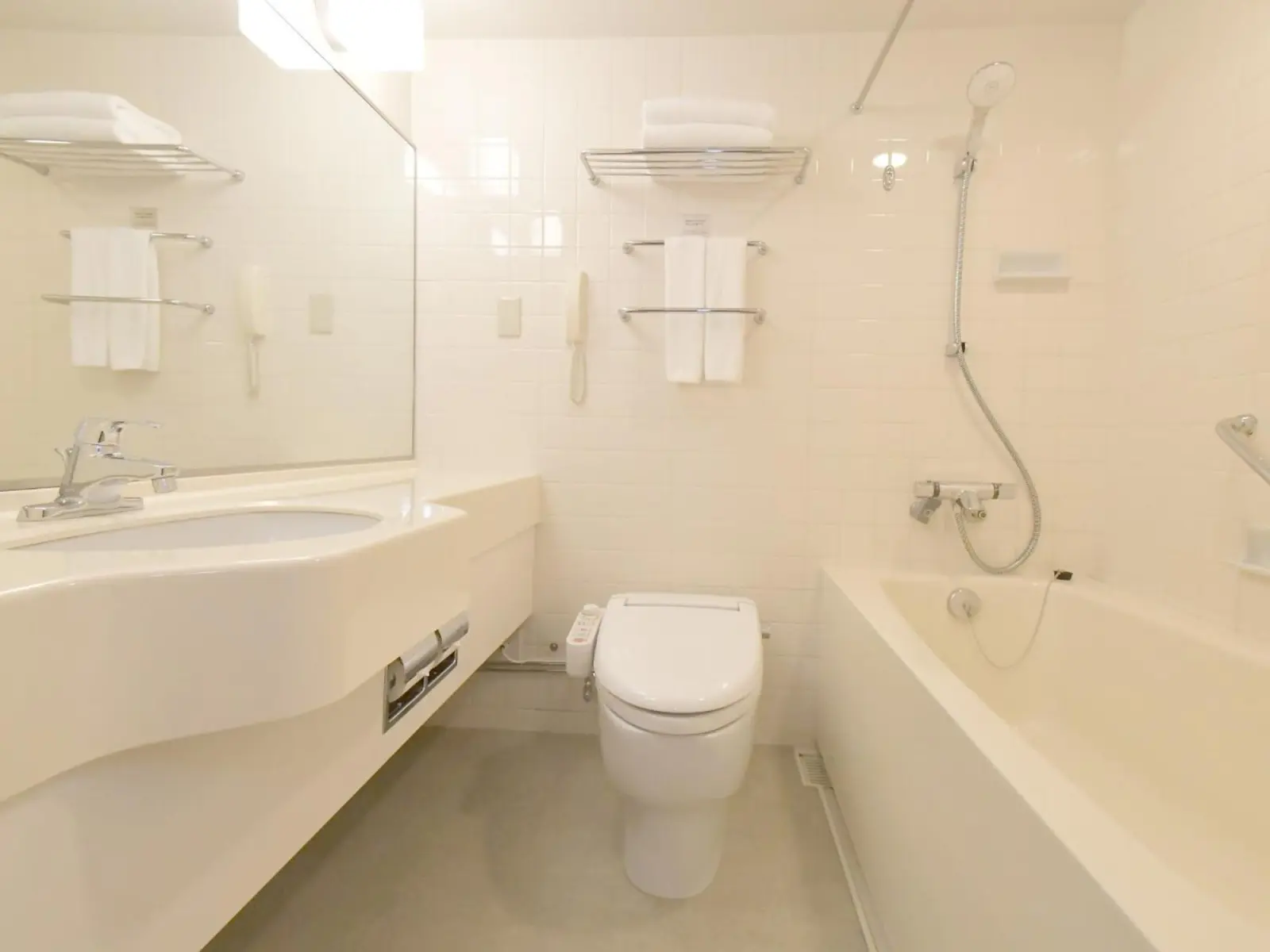 Modern bathroom in Sapporo View Hotel Odori Park with sleek design