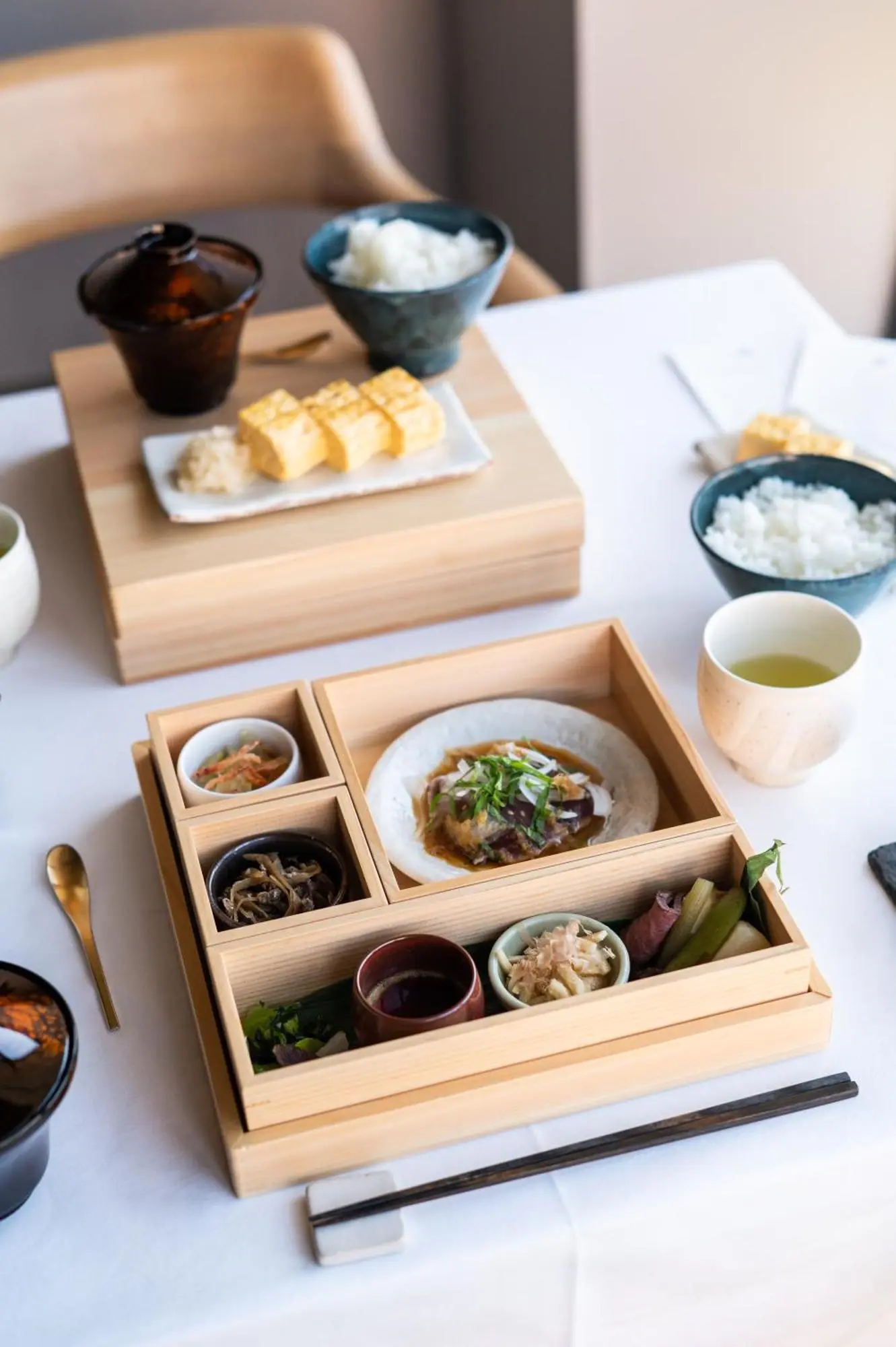 Traditional Japanese breakfast at The Tower Hotel Nagoya