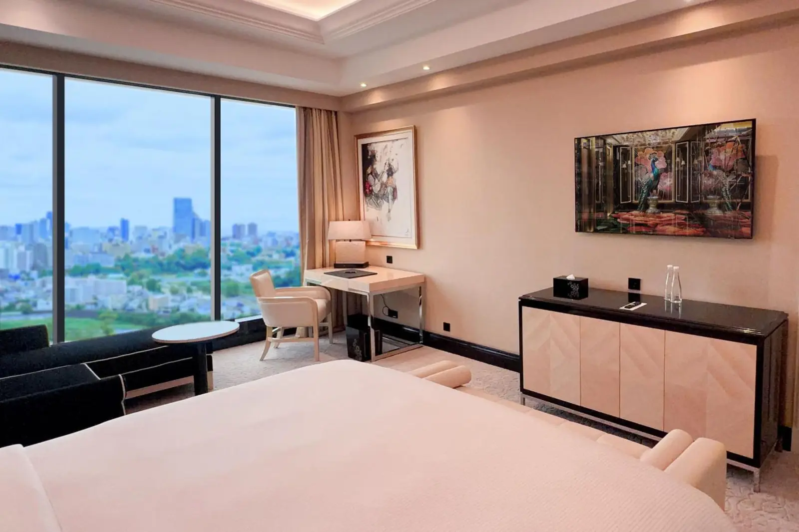 Room with a city view at The Trans Luxury Hotel Surabaya