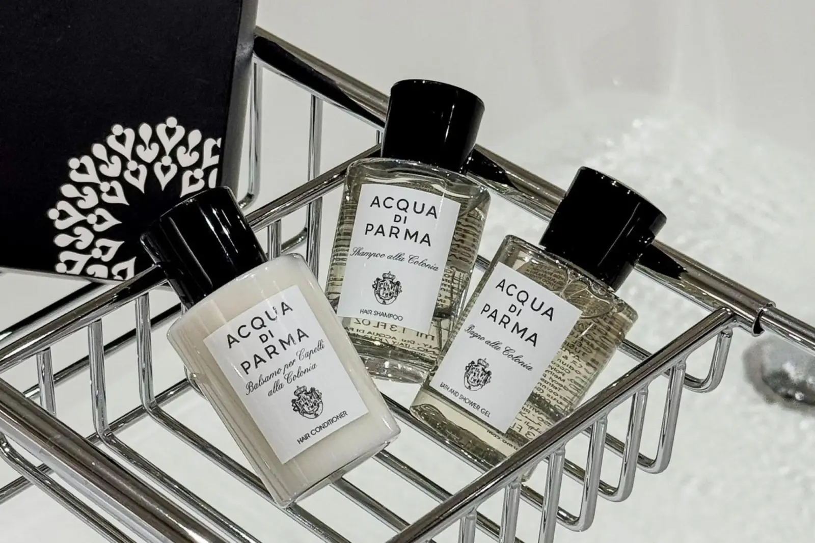 Luxury toiletries at The Trans Luxury Hotel Surabaya